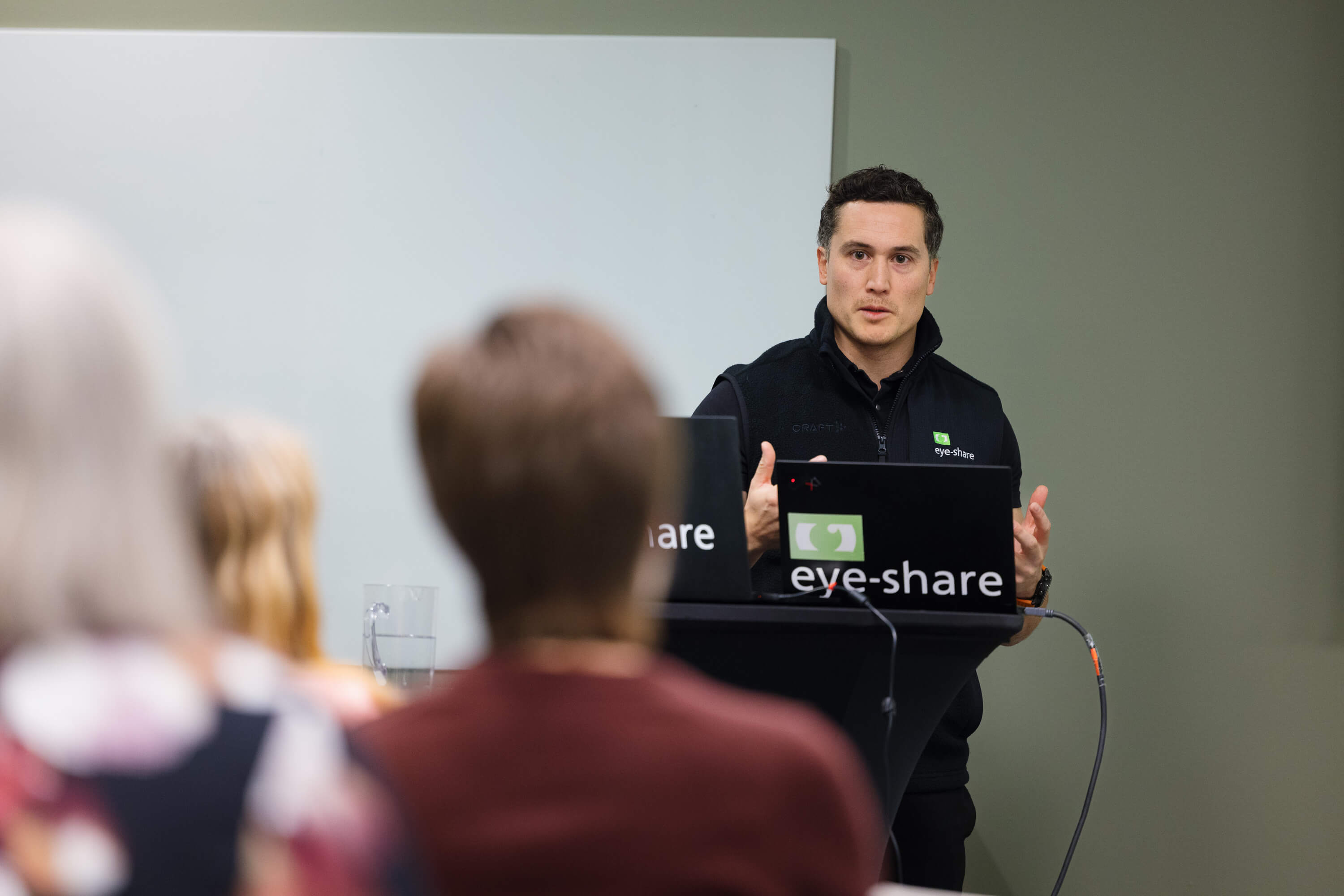 Jan Eric Gløpstad presenting at eye-share User Conference 2025