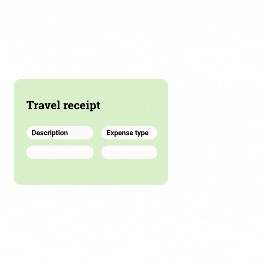 Gif of new fields for travel expenses