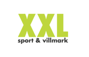 XXL logo: Grønn og svart tekst