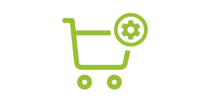 green cart icon symbolizing purchase
